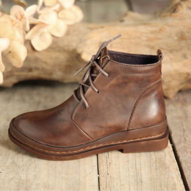 Casual Läder Martin Boots |presentskor