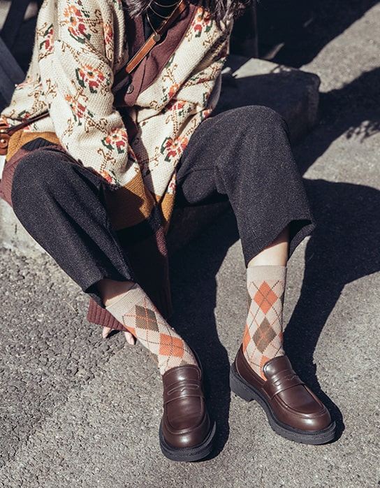 Classic Vintage Dam Loafers Svart